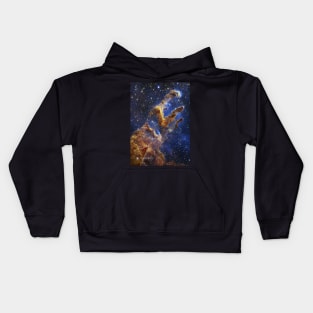 JWST Pillars of Creation, 2022 (James Webb/JWST) Kids Hoodie